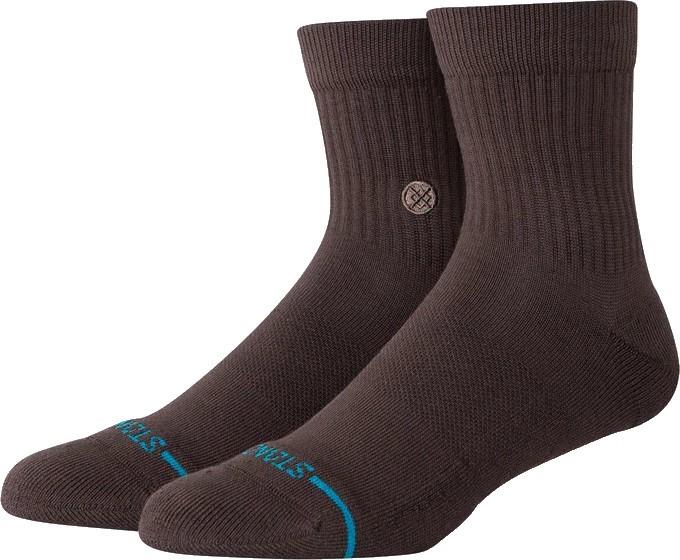 Icon Quarter Socks - brown 1