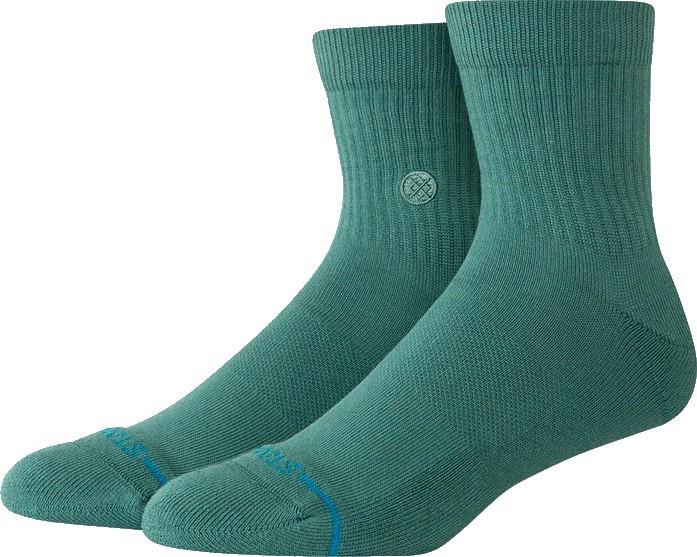 Icon Quarter Socks - teal 1