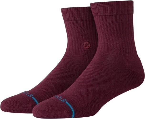 Icon Quarter Socks - wine 1