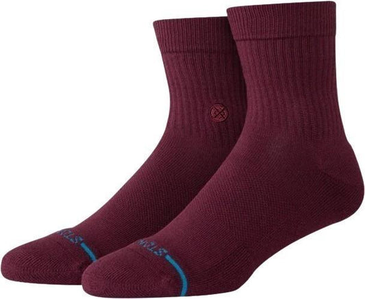 Icon Quarter Socks - wine 1