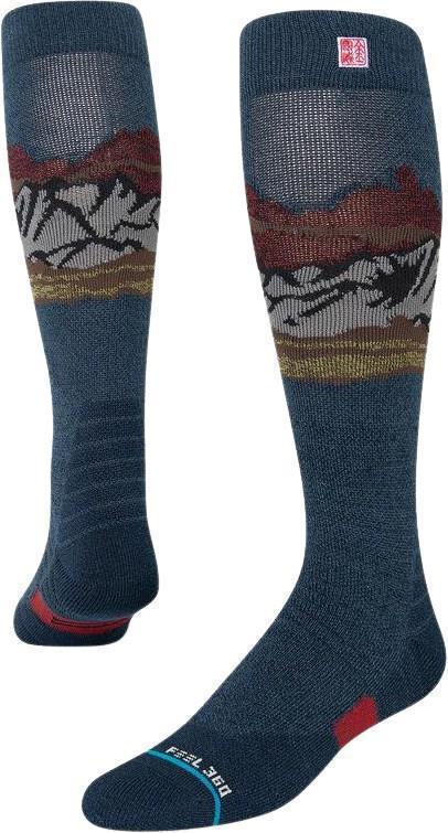Jimmy Chin X Stance Valley Snow OTC Medium Cushion Socks - blue 1