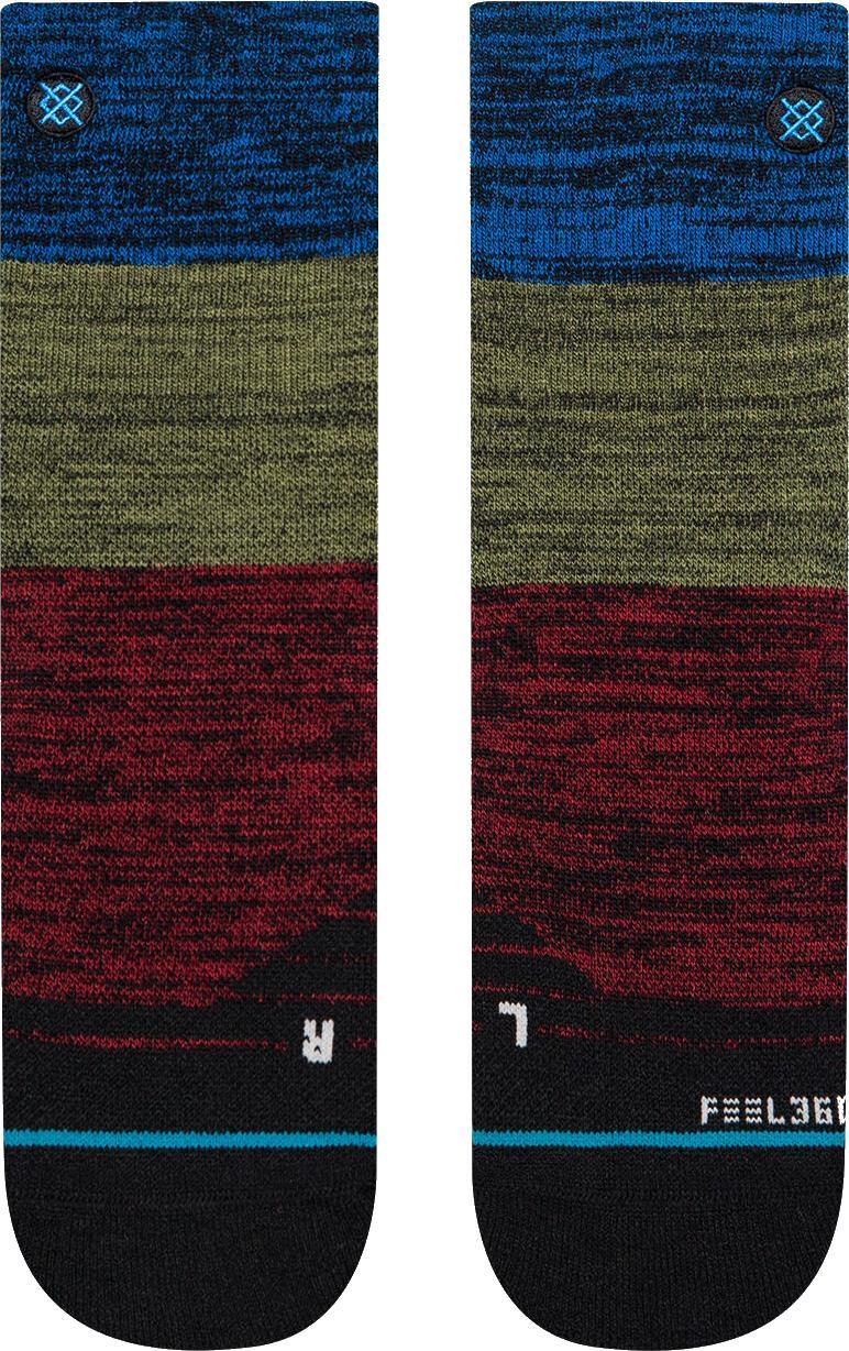 Lineage Wool Quarter Socks - Black 3