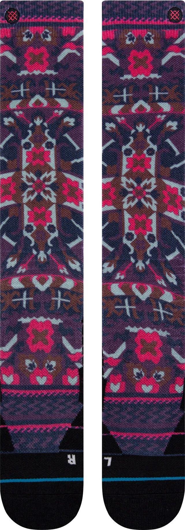 Mandala Mental Socks - Womens - black 1