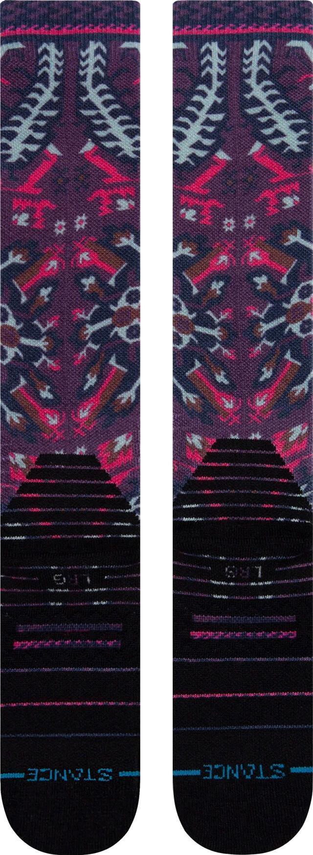 Mandala Mental Socks - Womens - black 1