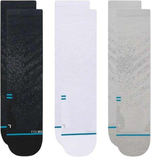 Run Light Tab Socks Crew - 3 Pack - Unisex - multi 1