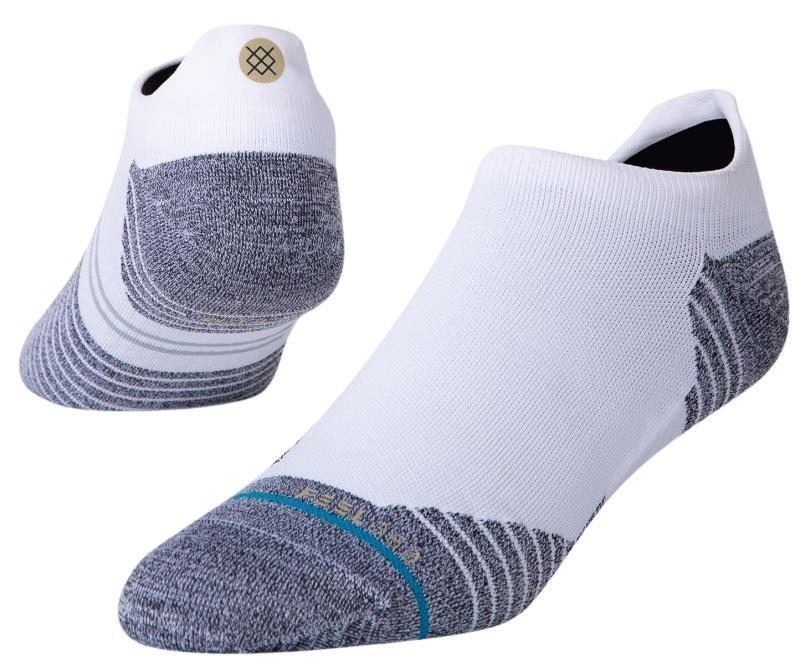 Run Light Tab Socks - White 1