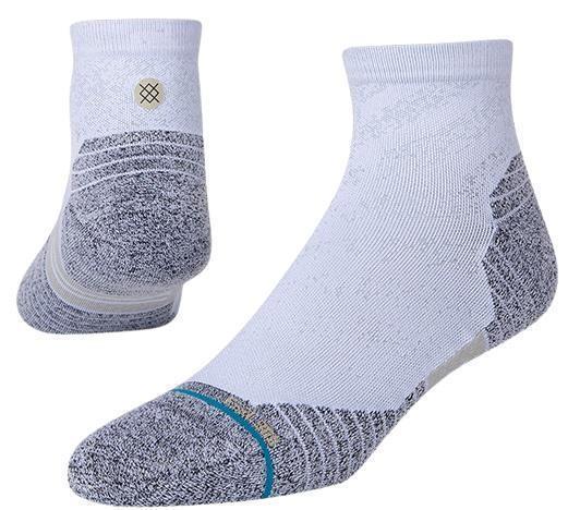 Run QTR Socks - White 1