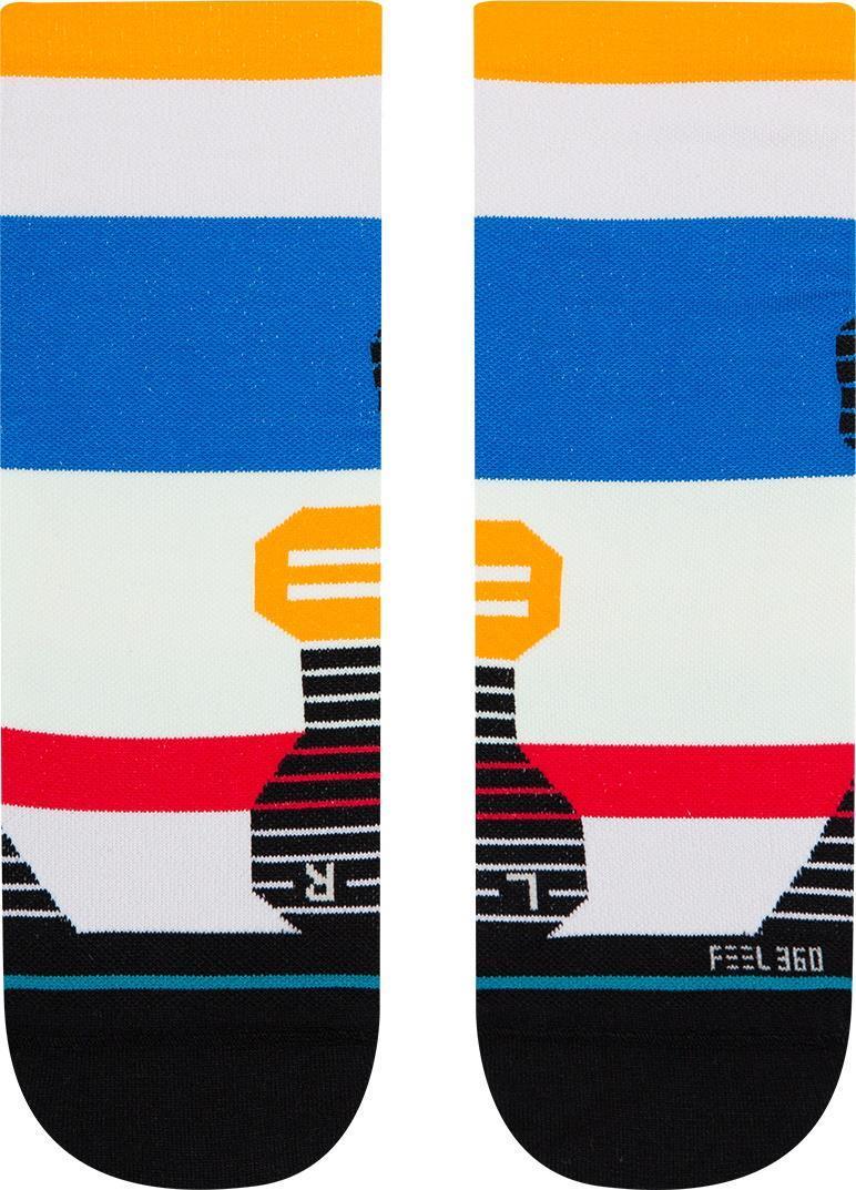 Run Rate Quarter Socks - Grey 2