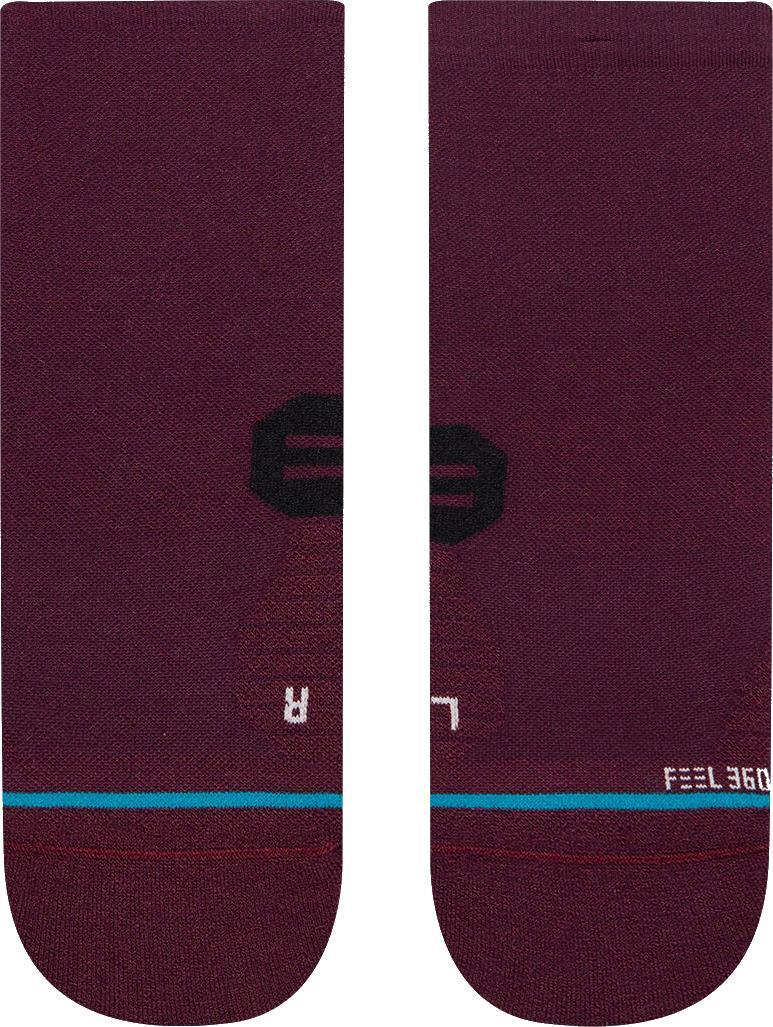 Run Status Socks - Womens - maroon 1