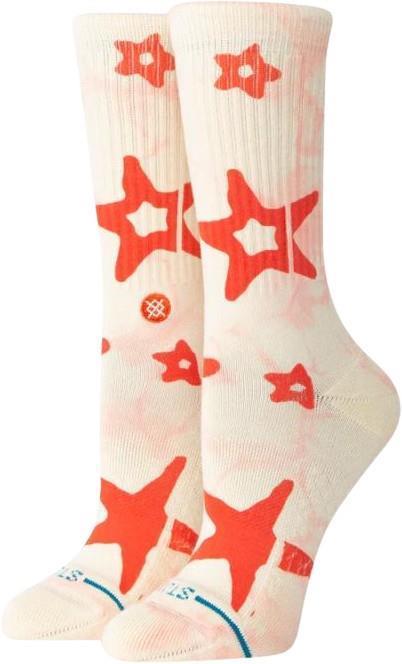 Starry Eyed Crew Socks - Unisex - Cream 1