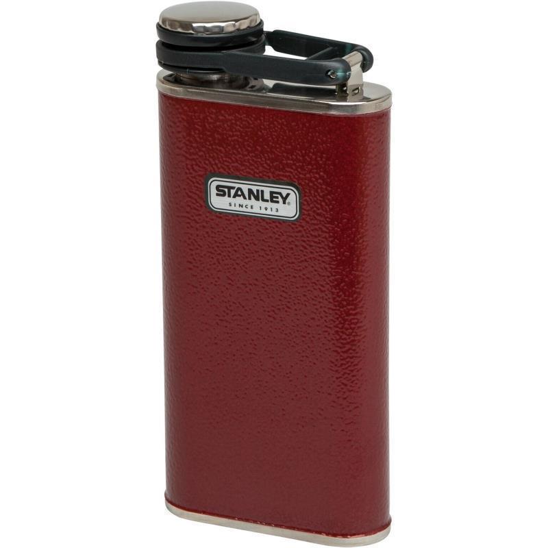 Easy Fill Wide Mouth Flask - 236ml / .23L / 8oz - Hammertone Crimson 1