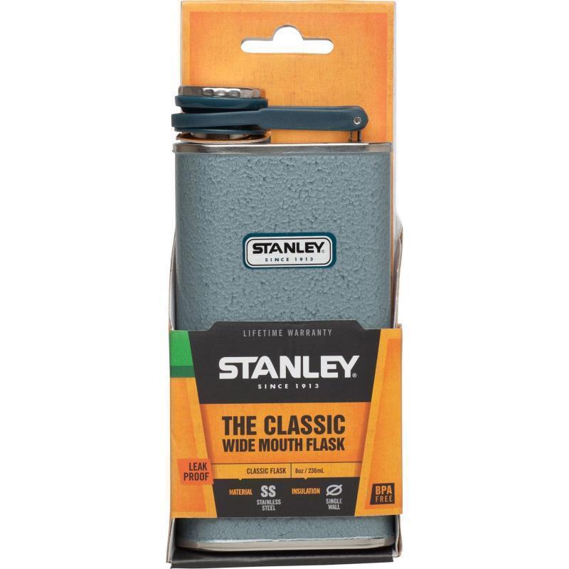 Easy Fill Wide Mouth Flask - 236ml / .23L / 8oz - Hammertone Ice 3