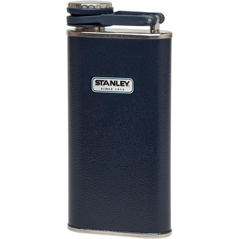 Easy Fill Wide Mouth Flask - 236ml / .23L / 8oz - Hammertone Navy 1