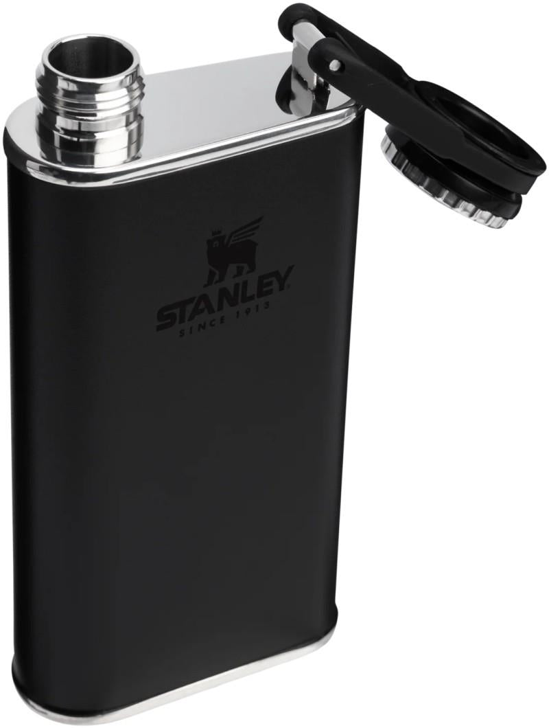 Easy Fill Wide Mouth Flask - 236ml / .23L / 8oz - black 2.0 1