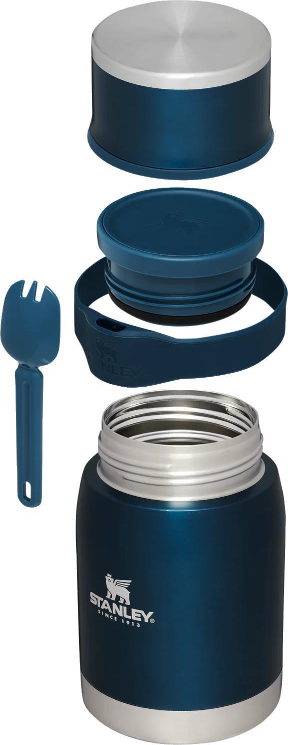 The Adventure To-Go Food Jar + Spork 24 oz / 0.71 L - Blue Glow 3