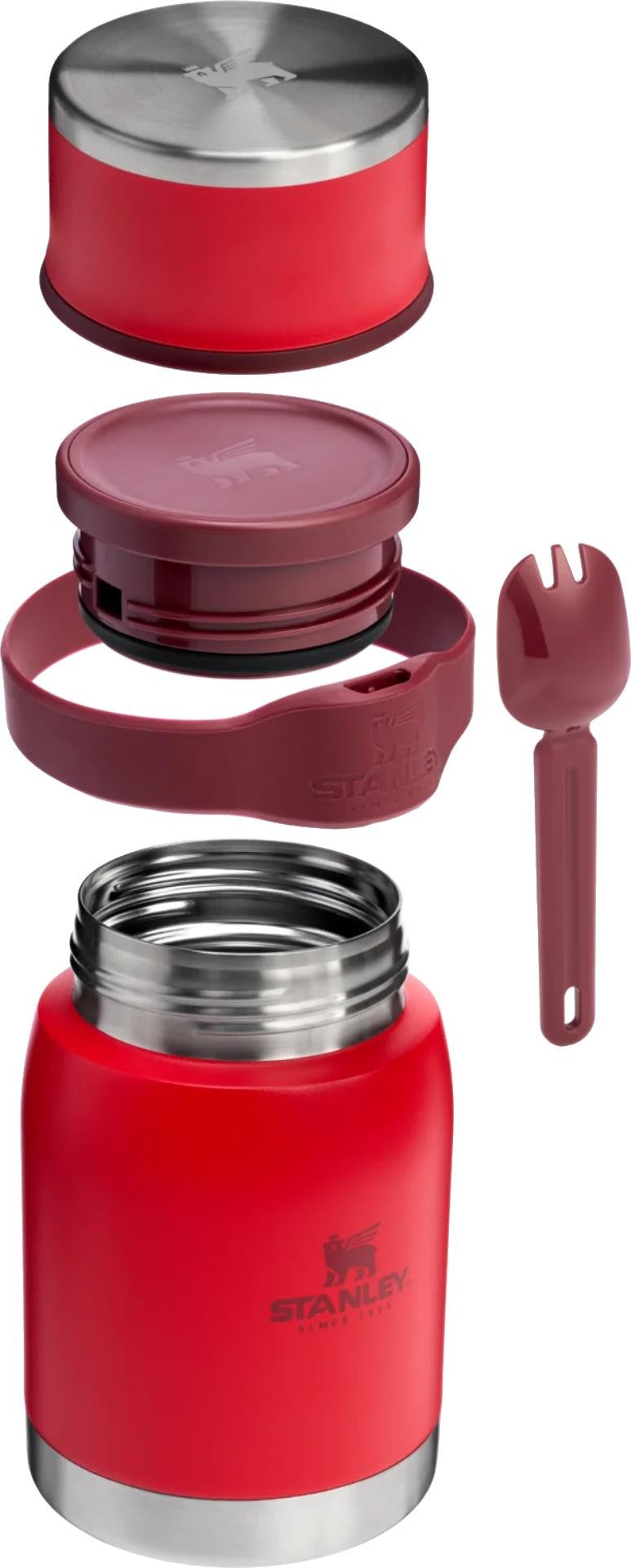 The Adventure To-Go Food Jar + Spork 24 oz / 0.71 L - chili red 1
