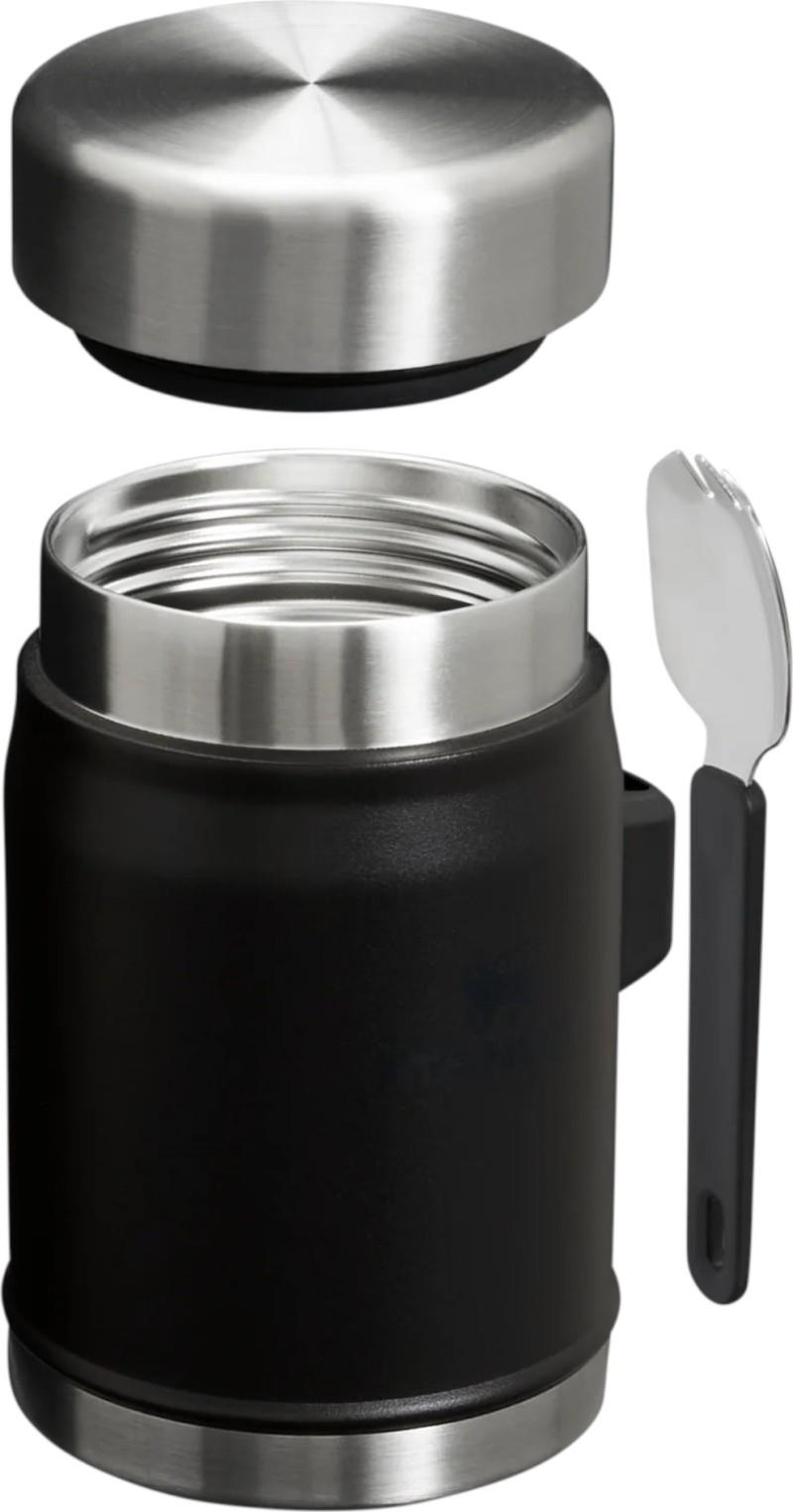 The Legendary Food Jar + Spork - black 2.0 1