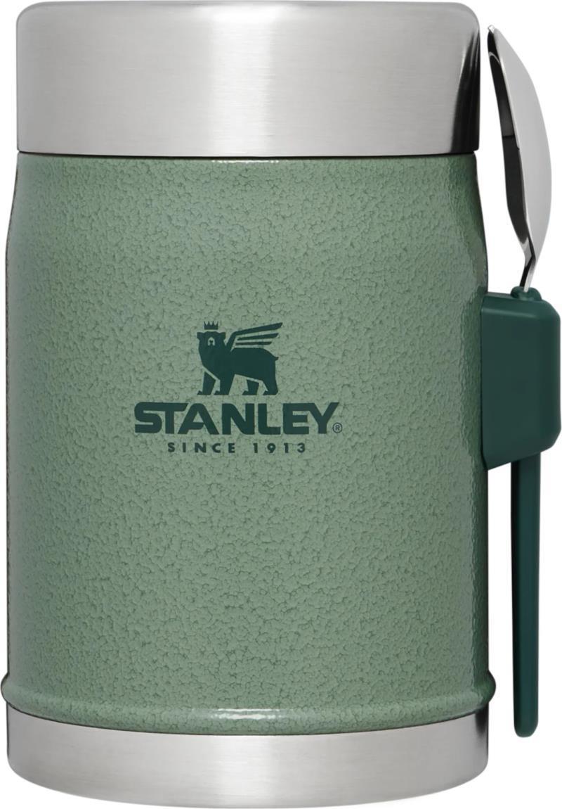 The Legendary Food Jar + Spork - hammertone green 1
