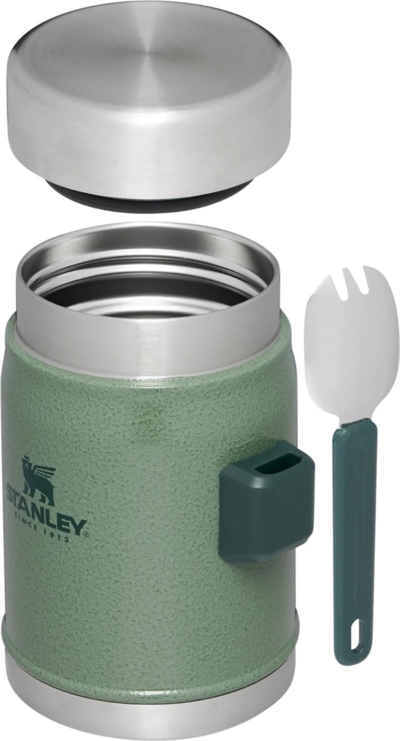 The Legendary Food Jar + Spork - hammertone green 1