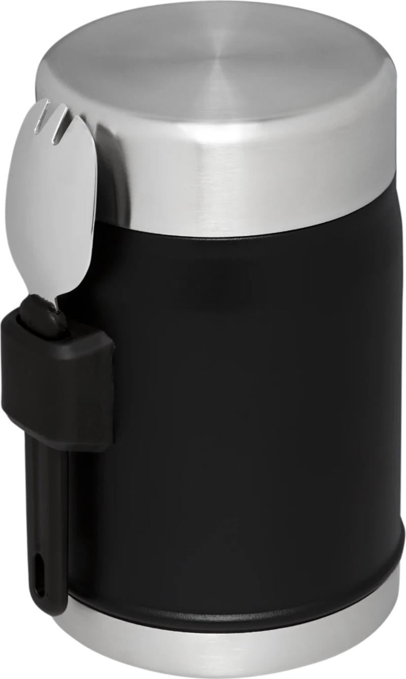 The Legendary Food Jar + Spork - matte black 1