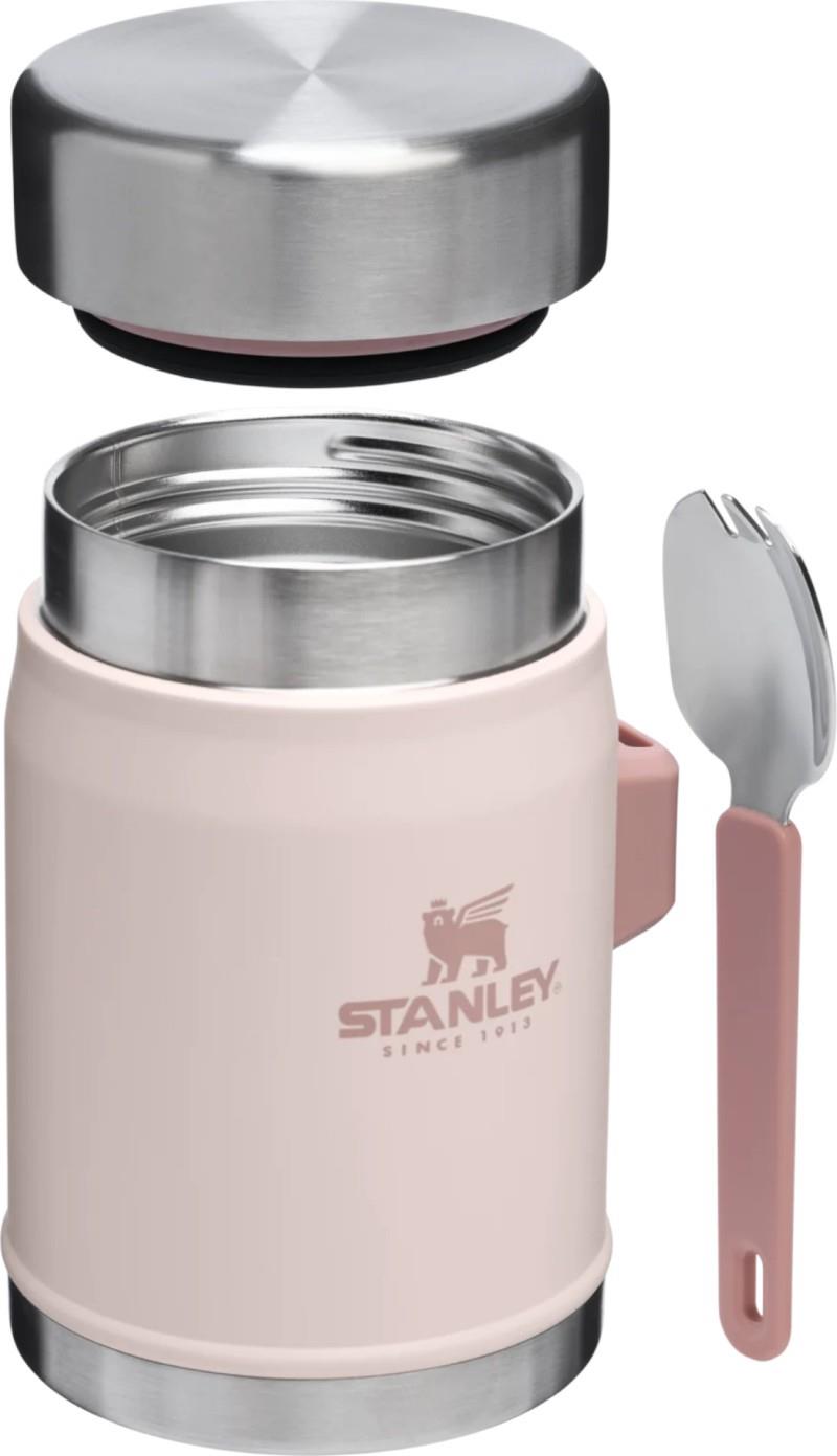 The Legendary Food Jar + Spork - rose quartz 1