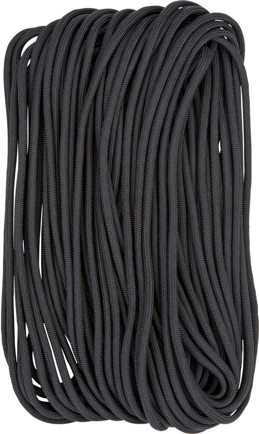 550 Type III Parachute Cord 30m / 100` - Black 1