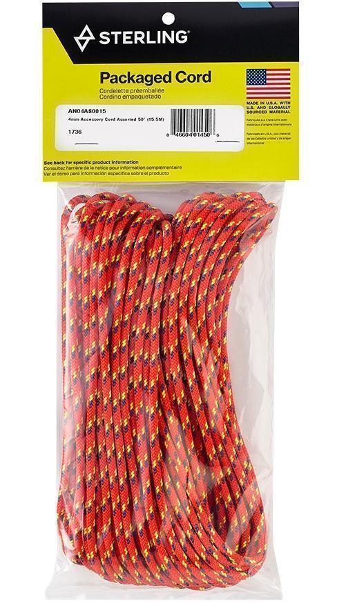 Accessory Cord 4mm x 100m (Sold p/mtr) - orange 1