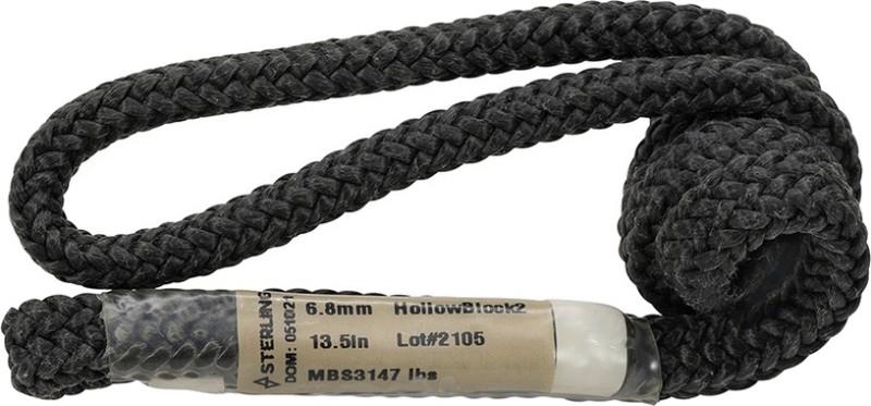 HollowBlock2 6.8mm x 19" Loop - black 1