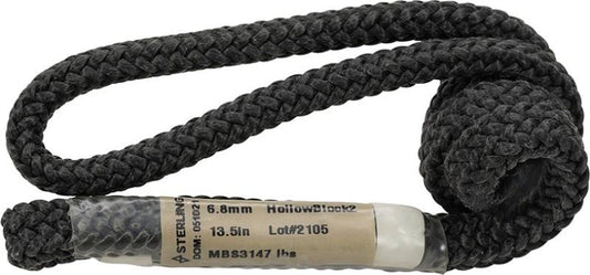 HollowBlock2 6.8mm x 19" Loop - black 1