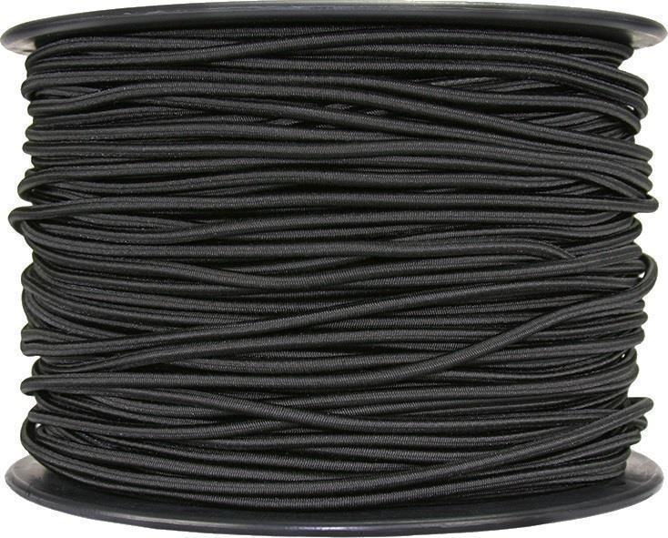 Shock Cord 6mm x 152m / 500` (Sold p/mtr) - Black 1