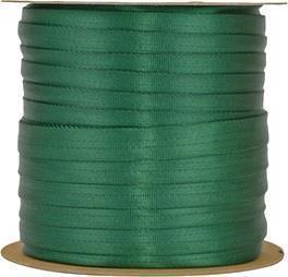 TechTape Tubular Webbing 1" x 92m / 300` (Sold p/mtr) - Green 2