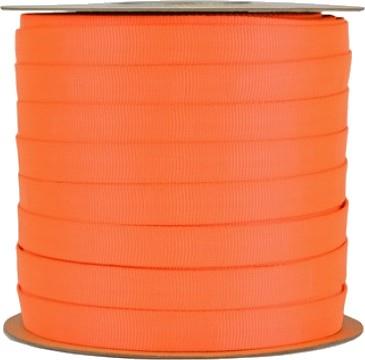 Tubular Mil-Spec Webbing 1" x 92m / 300` (Sold p/mtr) - orange 1