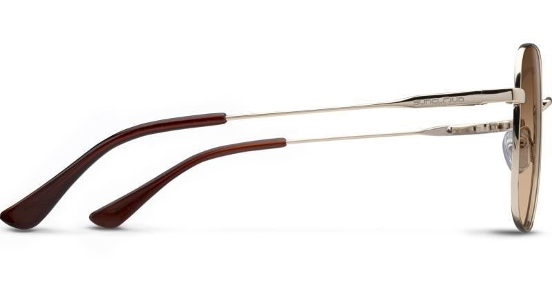 Beverly, Gold Frame, Polarized Brown Gradient Lens - not applicable 1