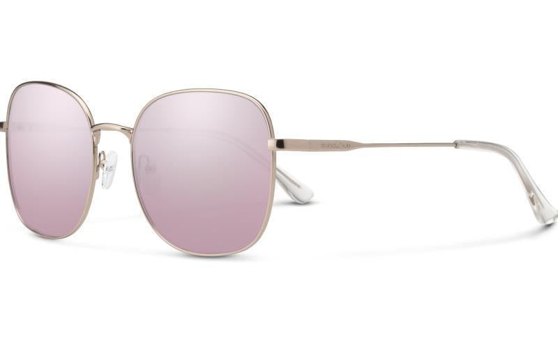 Beverly, Rose Gold Frame, Polarized Pink Gold Mirror Lens - not applicable 1