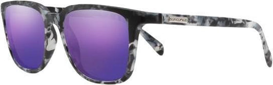 Boundary, Matte Ice Tortoise Frame, Polarized Purple Mirror Lens - Not Applicable 1