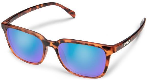 Boundary, Matte Tortoise Frame, Polarized Blue Mirror Lens - Not Applicable 1