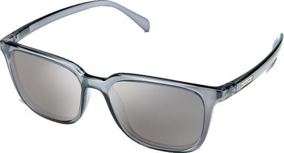 Boundary, Transparent Gray Frame, Polarized Silver Mirror Lens - Not Applicable 1