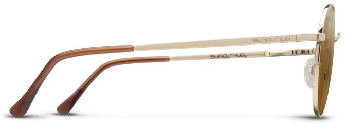 Bridge City, Gold Frame, Polarized Brown Lens - Not Applicable 3