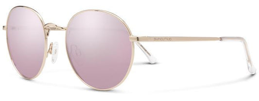 Bridge City, Rose Gold Frame, Polarized Pink Gold Mirror Lens - Not Applicable 1