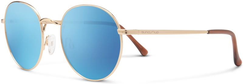 Bridge City - Gold Frame, Polarized Aqua Mirror Lens - not applicable 1