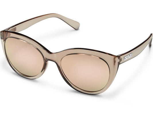 Cityscape, Transparent Taupe Frame, Polarized Pink Gold Mirror Lens - Not Applicable 1