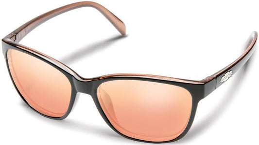 Dawson, Rose Backpaint Frame, Polarized Pink Gold Mirror Lens Tint - not applicable 1