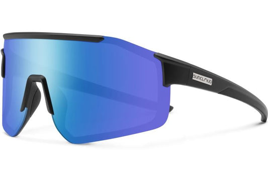 Domain, Matte Black Frame, Polarized Blue Mirror Lens - not applicable 1
