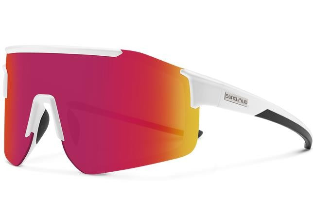 Domain, White Frame, Polarized Red Mirror Lens - not applicable 1