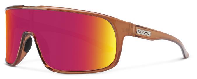 Double Up, Matte Crystal Amber Frame, Polarized Red Mirror Lens - Not Applicable 1
