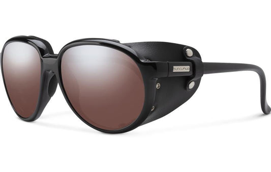 Glacier, Black Frame, Polarized Rose Flash Mirror Lens - Not Applicable 1
