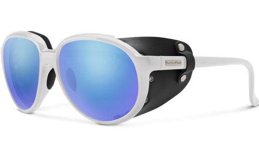 Glacier, White Frame, Polarized Blue Mirror Lens - Not Applicable 1