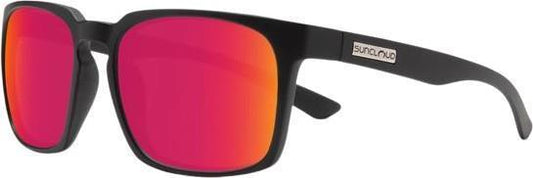 Hundo, Matte Black Frame, Polarized Red Mirror Lens - Not Applicable 1