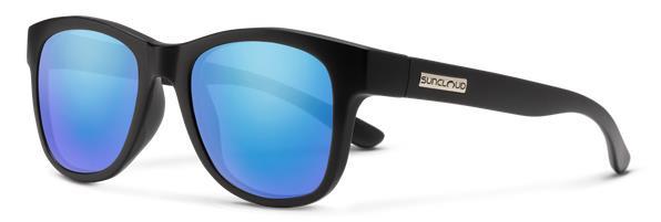 Leeway, Matte Black Frame, Polarized Blue Mirror Lens - Not Applicable 1