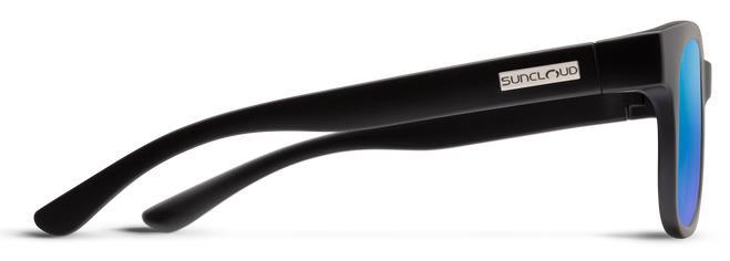 Leeway, Matte Black Frame, Polarized Blue Mirror Lens - Not Applicable 2